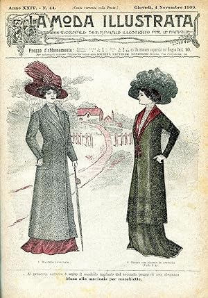 L'eco della moda n. 12 1909. La moda illustrata giornale settimanale illustrato per le famiglie n...
