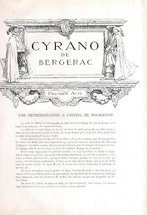 Cyrano de Bergerac. Comédie héroïque en cinq actes en vers. Représenté à Paris sur le Théâtre de ...