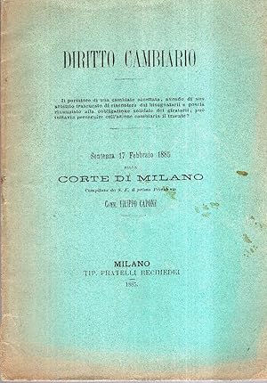 Diritto cambiario. Il portatore di una cambiale accettata . : sentenza 17 febbrtaio della Corte d...