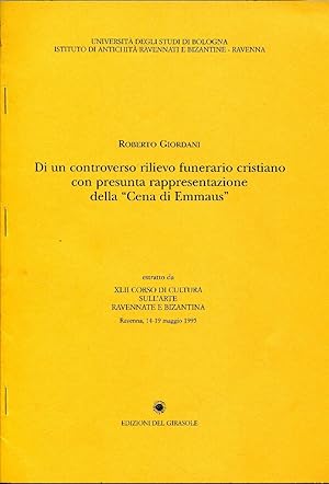 Di un controverso rilievo funerario cristiano con presunta rappresentazione della "Cena di Emmaus...