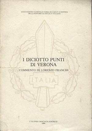 I diciotto punti di Verona. Associazione nazionale famiglie caduti e dispersi della Repubblica so...