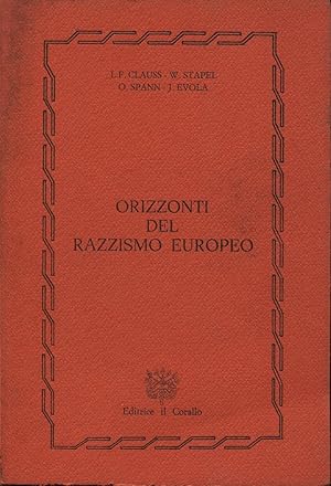 Orizzonti del razzismo europeo.