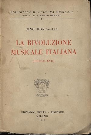 La rivoluzione musicale italiana (secolo XVII)