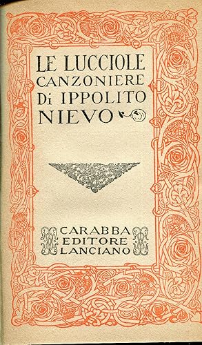 Le lucciole: canzoniere