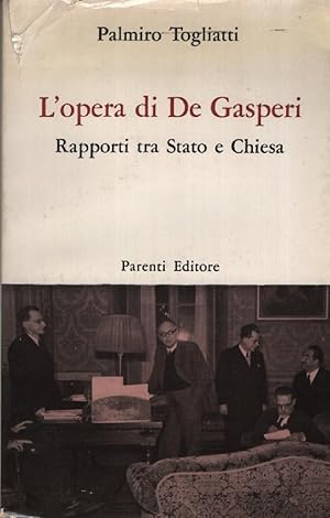 L'opera di De Gasperi Rapporti tra Stato e Chiesa