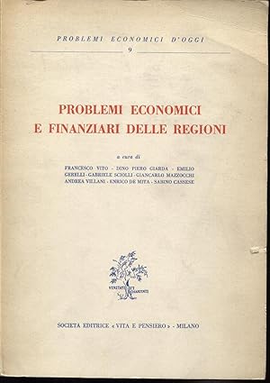 Problemi economici e finanziari delle Regioni