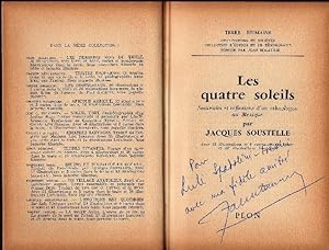 LES QUATTRE SOLEILS. SOUVENIRS ET REFLEXIONS D'UN ETHNOLOGUE AU MEXIQUE. AVEC 23 ILL. ET 2 CARTE ...