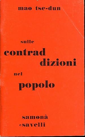 SULLE CONTRADDIZIONI NEL POPOLO .