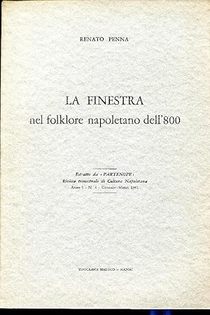 La finestra nel folklore napoletano dell'800.