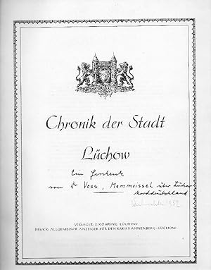 Chronik der Stadt Lüchow.