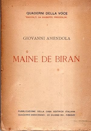 MAINE DE BIRAN .