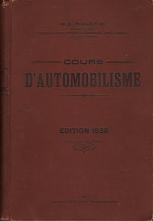 Cours d'automobilisme (Edition 1928)