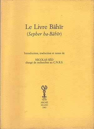 Le Livre Bahir (Sepher ha-Bahir)