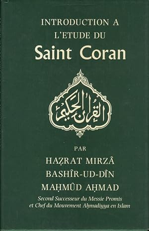Introduction à l'étude du Saint Coran