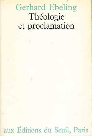 Théologie et proclamation