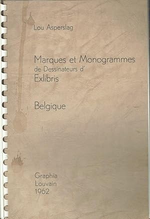 Marques et Monogrammes de Dessinateurs d'Exlibris (Belgique)