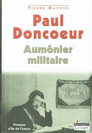 Paul Doncoeur, Aumônier militaire