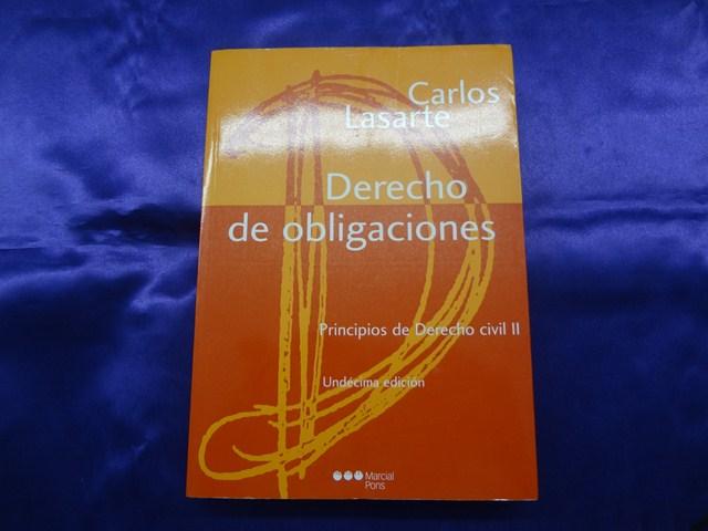 DERECHO DE OBLIGACIONES. PRINCIPIOS DE DERECHO CIVIL II - CARLOS LASARTE