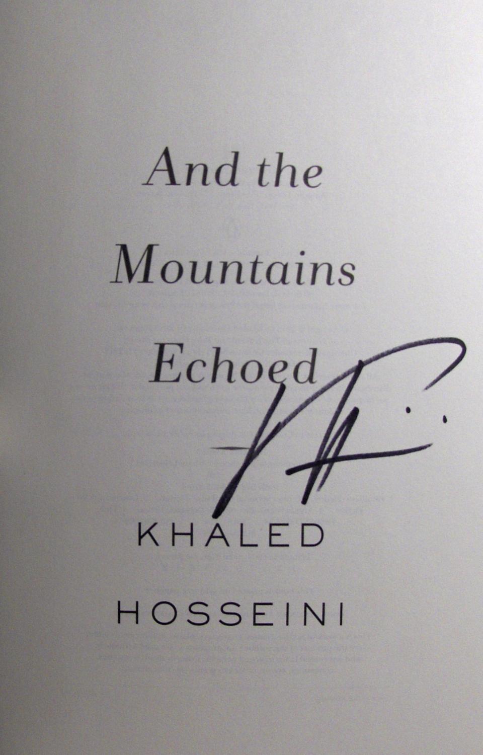 and the mountains echoed by khaled hosseini and the mountains echoed by khaled hosseini