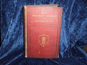 M.C.C. Cricket Scores and Biographies from 1772 to 1854 - Vol Vlll