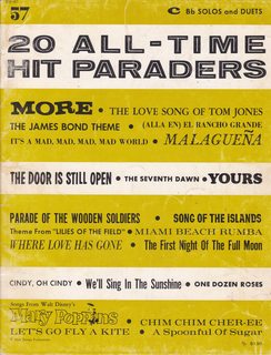 20 All-time Hit Paraders #57; C B flat Solos and Duets (Featuring Songs from Mary Poppins)