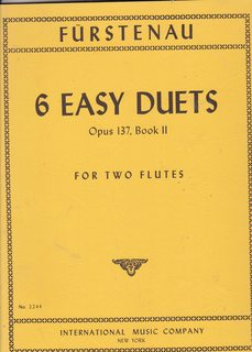 FURSTENAU - 6 EASY DUETS for two Flutes Book 2