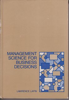 Management science for business decisions