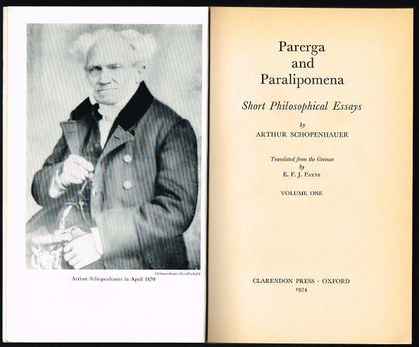 schopenhauer essays