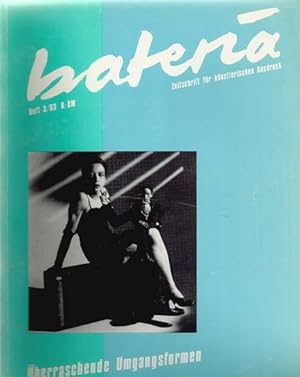 Bateria. Zeitschrift für künstlerischen Ausdruck. Heft 3/1983, Überraschende Umgangsformen,