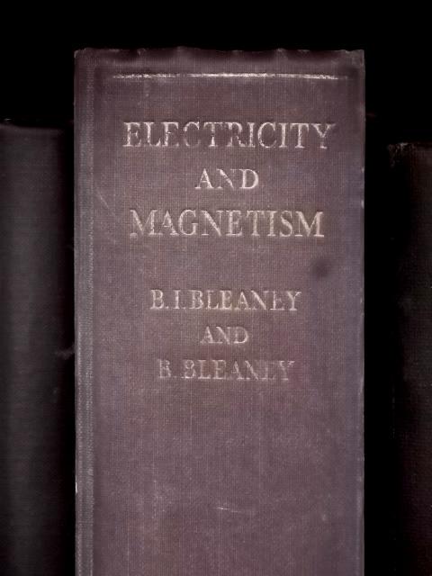 bleaney and bleaney electricity and magnetism