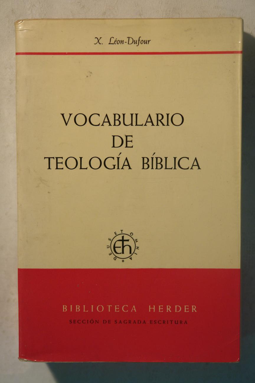 Vocabulario Teologico Leon Dufour Pdf