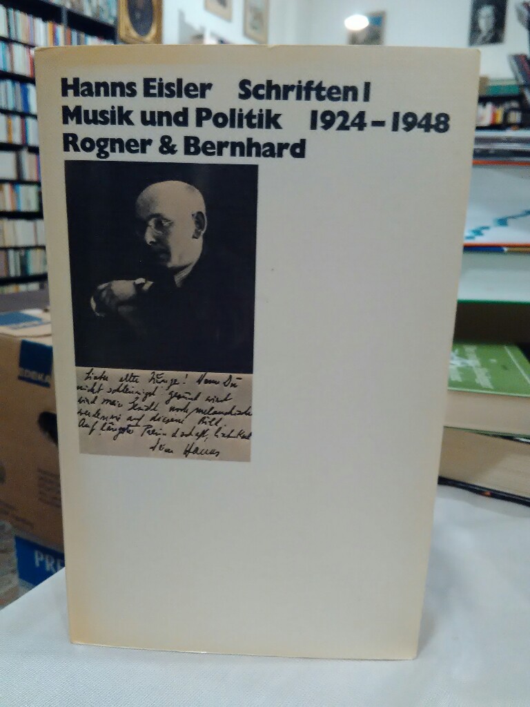 Musik und Politik. Schriften I. 1924-1948
