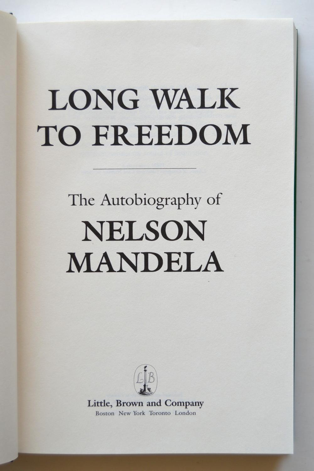 Long Walk to Freedom by Mandela, Nelson Fine Hardcover (1994) 1st Edition North Star Rare