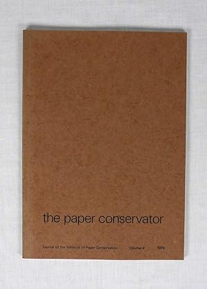 The Paper Conservator. Volume 4