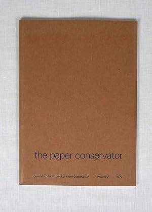 The Paper Conservator. Volume 2