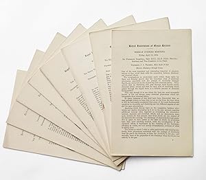 COLLECTION OF 10 OFFPRINTS OF ROYAL INSTITUTION LECTURES, ALL CONCERNING THOMSON'S WORK ON CATHOD...