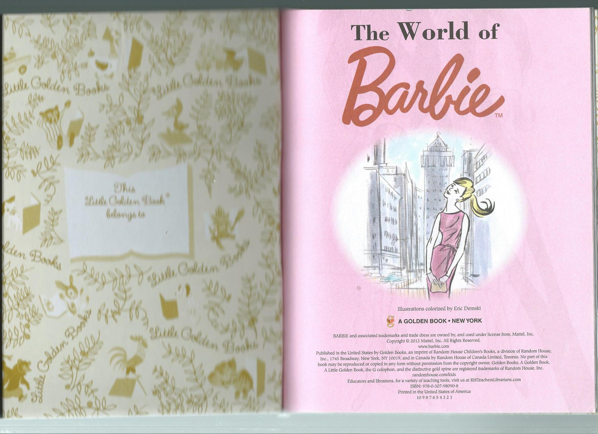 the world of barbie book