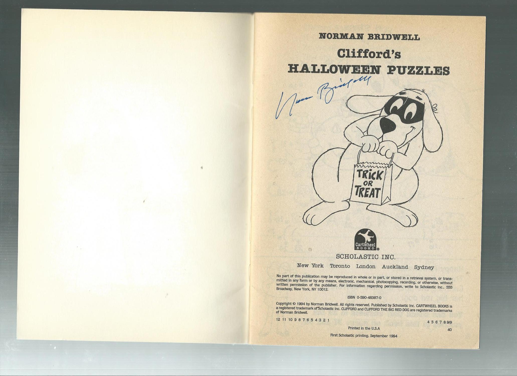 norman cliffords halloween puzzles bridwell