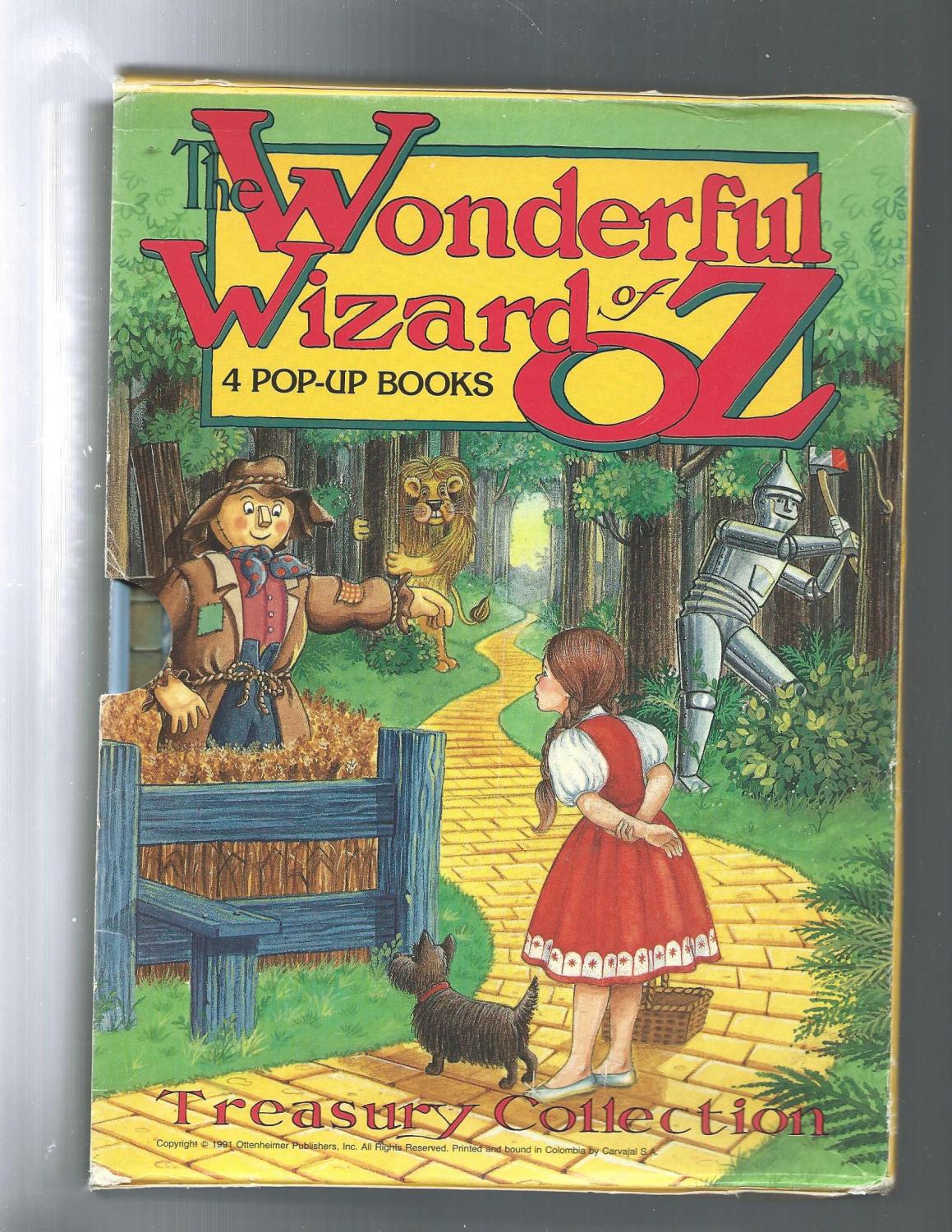 The Wonderful Wizard Of Oz 4 Pop Up Books Treasury Collection By L