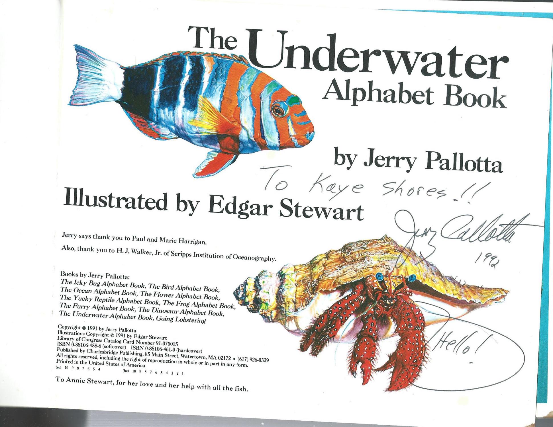 The Crab Alphabet Book