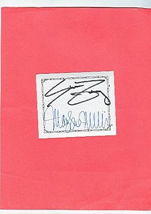 SIGNED BOOKPLATES/AUTOGRAPH card by author/chef MARY SUE MILLIKEN & SUSAN FENIGER