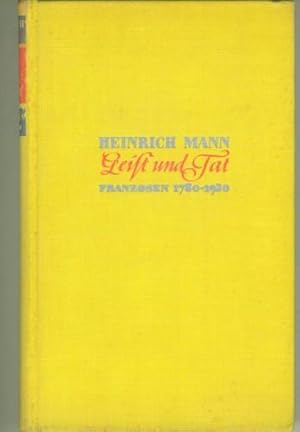 Geist und Tat. Franzosen 1780-1930.