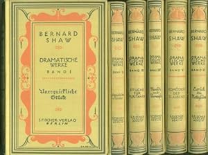 Dramatische Werke in 6 Bänden. Einbandgestaltung von v. E.R. Weiss.