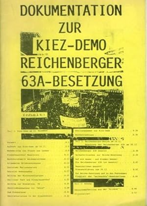 Dokumentation zur Kiez-Demo Reichenberger 63A-Besetzung.