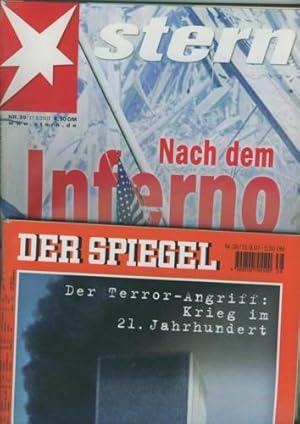 Der Spiegel: Nr. 38/15.9.2001. Der Terror-Angriff. Krieg im 21.Jahrhundert. Der Stern: Nr.39 vom ...