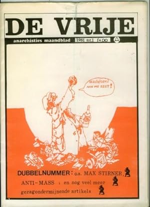 Anarchisties Maandblad. Nr. 10 und 11-1977. Nr. 1 und 2 1980, Nr. 10-1980, Nr. 4-1981.
