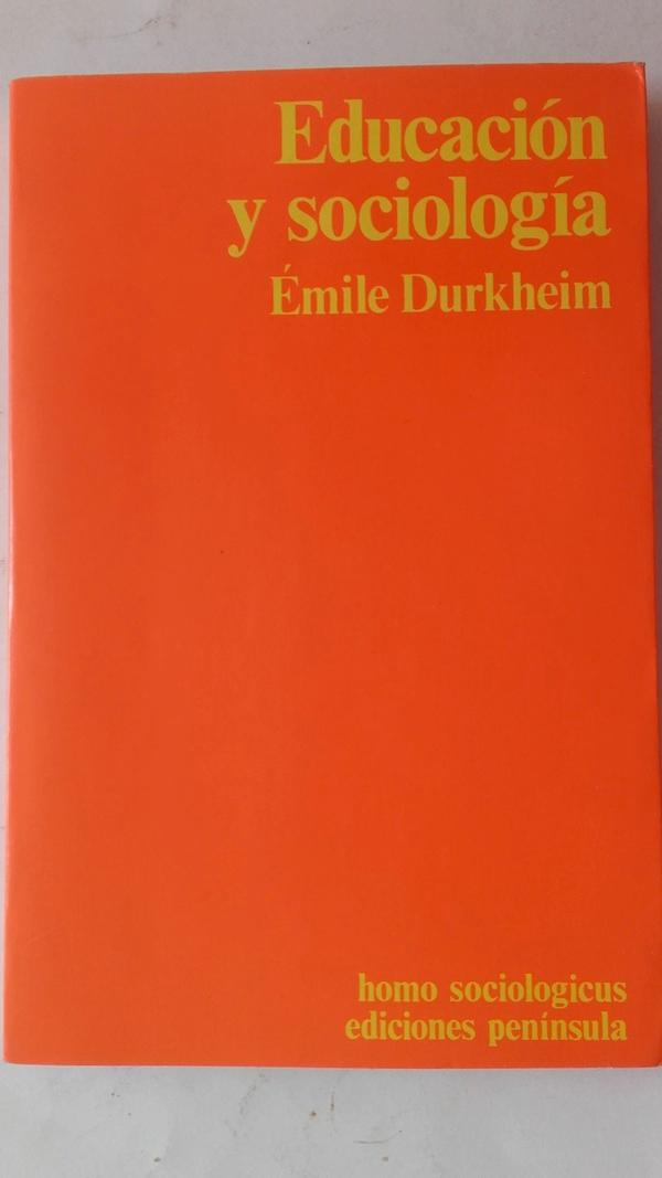 EDUCACION Y SOCIOLOGIA EMILE DURKHEIM EBOOK