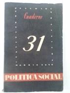 Cuadernos de política social nº 31