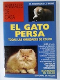 El gato persa. Todas las variedades de color