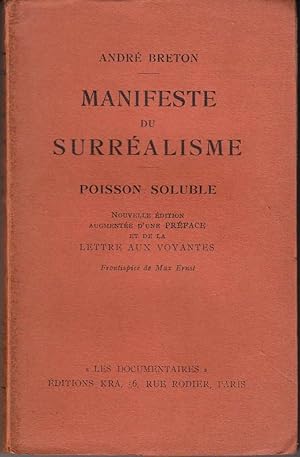 Manifeste du surrealisme poisson soluble de andre breton 